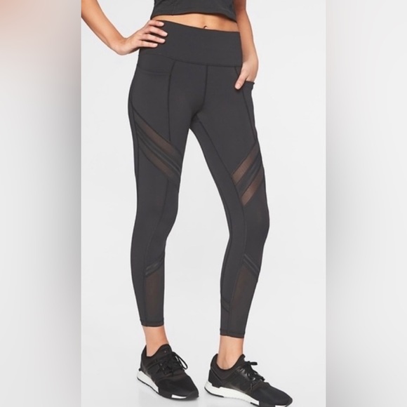Athleta Up For Anything Mesh 7/8 Tight - Picture 1 of 8